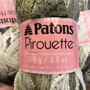 Patons Pirouette Yarn - set of 5.